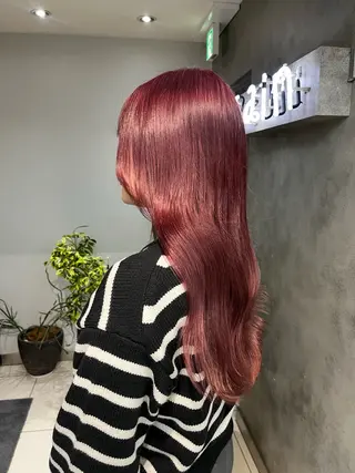 カラー 顔まわり/ボブウルフ 🤍愛唯(めい)のヘアスタイル