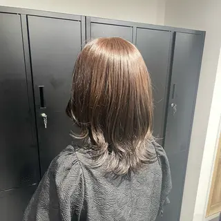 ミディアム カラー ANY所属・透明感カラー sayaᯓ★のヘアスタイル
