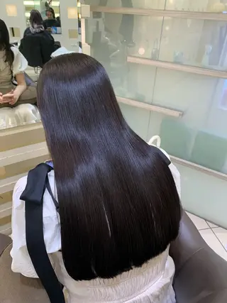 ロング 韓国レイヤー🪽 耳ツボジュエリーのヘアスタイル