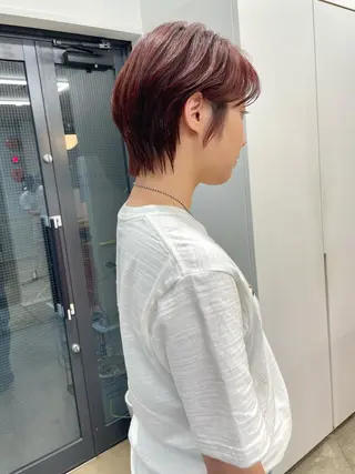 ショート カラー pole所属・【pole】 minaのヘアスタイル