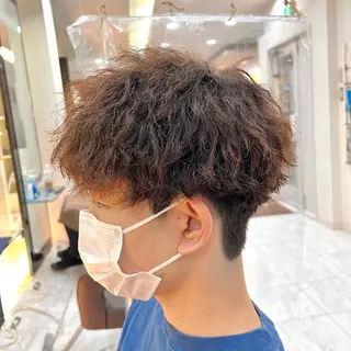 パーマ メンズ アグヘアーシータ所属・🤩メンズカット/ パーマ山本🤩のヘアスタイル