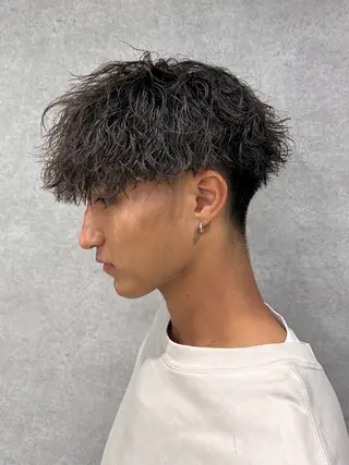 ショート パーマ メンズ 【メンズサロン】 BLUCK 横浜のヘアスタイル