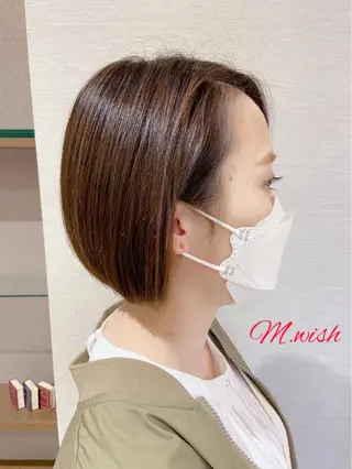 ショート カラー 長田 尚大のヘアスタイル