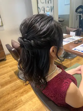 セミロング ヘアアレンジ ✿ すずかのヘアスタイル