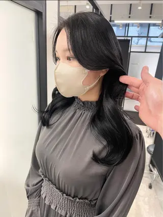 ロング 韓国レイヤーカット 髪質改善▫️水野有真のヘアスタイル