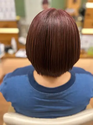 ショート 神谷 千明のヘアスタイル