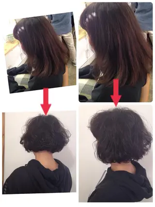 ショート カラー 💎髪質改善💎 デザイナーshinのヘアスタイル