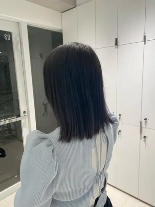 ミディアム カラー ナチュラル/韓国💎 haruka 💎のヘアスタイル