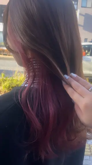 ロング カラー 💞暖色カラー 💞risaのヘアスタイル