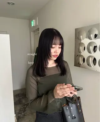 ミディアム Ruka/カット カラーモデル募集のヘアスタイル