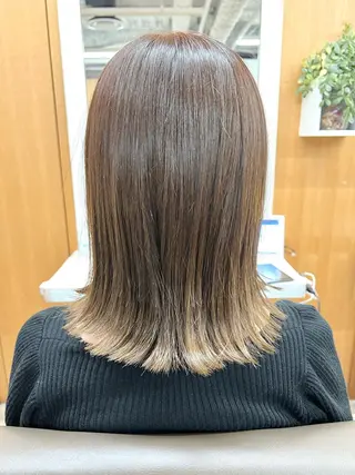 ミディアム カラー 透明感カラー ゆうだいのヘアスタイル