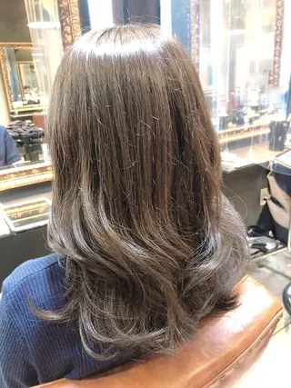 セミロング カラー 顔まわり職人🇰🇷 韓国ヘア/KAITOのヘアスタイル