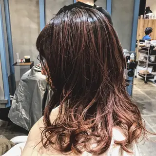 セミロング 所渉/韓国レイヤー /ウルフカットのヘアスタイル