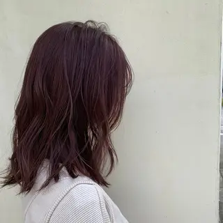 ミディアム カラー 韓国ヘア ‎⟡.·KANA🐥のヘアスタイル