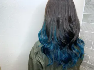 ミディアム カラー 高月 瞭のヘアスタイル