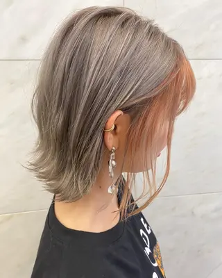 ショート カラー ヘアアレンジ newi 川崎店のヘアスタイル