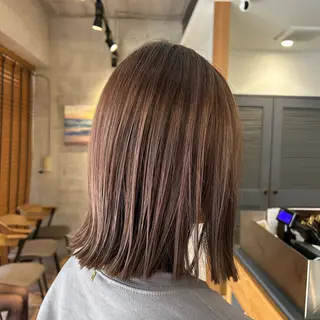 ミディアム カラー JURI 🎀透明感カラー🎀のヘアスタイル