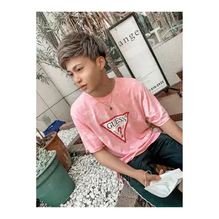 ショート カラー ヘアアレンジ メンズ ange☞ soutaのヘアスタイル