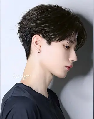 ショート Oasis GaRDEN　中山店所属・韓国レイヤーカット/ メンズカットmaruのヘアスタイル