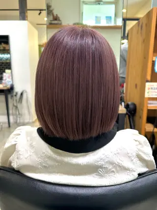 ミディアム カラー 伊藤 旭華のヘアスタイル