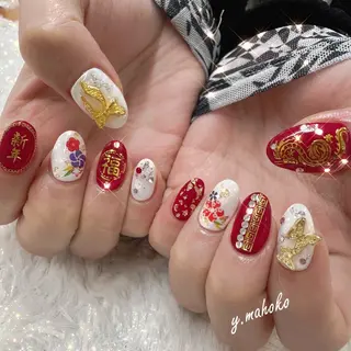 ネイル She nail studio 原宿所属・パラジェル有/ スカルプ/mahoのネイルデザイン