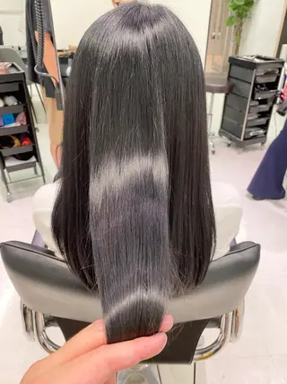 ロング カラー ヘアアレンジ 似合わせ専門美容師 なかじまのヘアスタイル