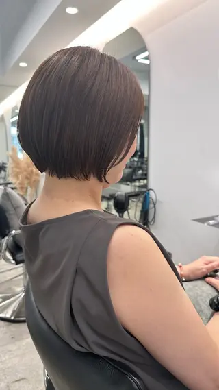 ショート あいこ/ハンサム ショート/銀座🌷のヘアスタイル