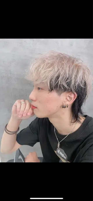 メンズ ［銀座］淡色 ラベンダー🫧大村のヘアスタイル