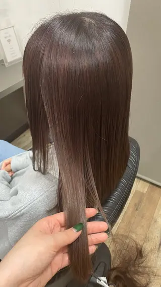 ミディアム カラー bellescheveux所属・SHEERIE🌿 阿部羽玖のヘアスタイル