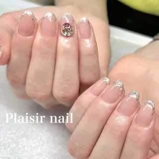 ミディアム Plaisir eyelash&brow&nail【プレジール】所属・Plaisir nail salonのネイルデザイン