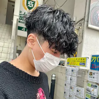 ショート パーマ elima横浜西口所属・藤川 明英里のヘアスタイル