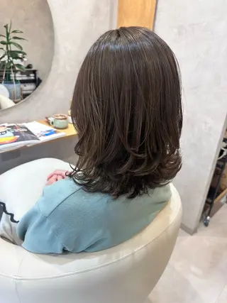 ミディアム カラー 高橋友里亜 /フリーランスのヘアスタイル