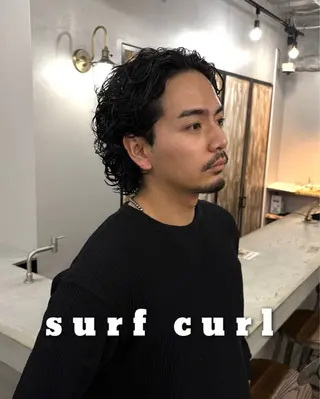 ミディアム パーマ メンズ 💈メンズ特化💈 テッペイのヘアスタイル
