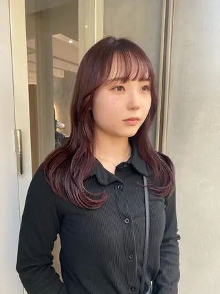 セミロング カラー SHICENEケイ レイヤーカット🦋のヘアスタイル