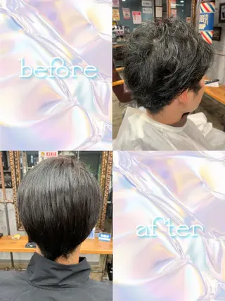 ショート メンズ OPUS  CREER所属・小室 友香のヘアスタイル