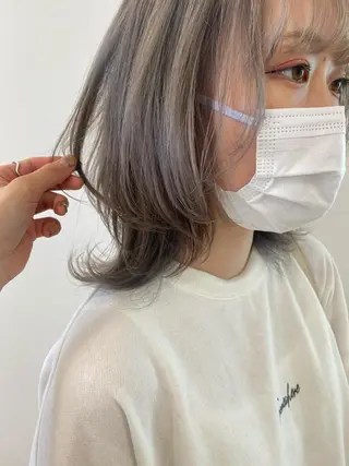 ミディアム カラー レイヤー/ウルフ🤎 mayo.のヘアスタイル