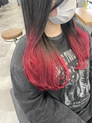 セミロング カラー ヘアアレンジ 透明感カラー/推しカ ラー☁️JURAのヘアスタイル