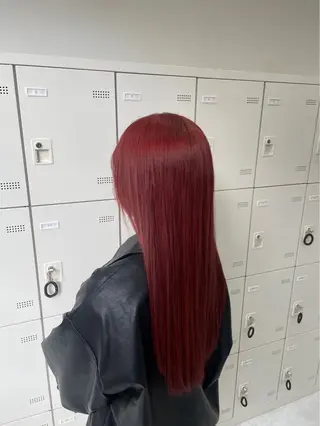 カラー ユイ☆ハイトーン ☆ブリーチデザインのヘアスタイル