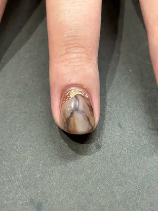 ネイル マミーナオレンジ mihoのネイルデザイン