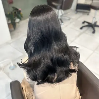 セミロング カラー ブリーチなし/レイヤ ー特化🌈Tommyのヘアスタイル