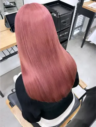 セミロング カラー 🧸艶々韓国ヘア 🧁mizunaのヘアスタイル