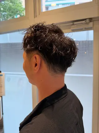 パーマ メンズ カラー/カット パーマtoshikiのヘアスタイル