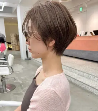 ショート カラー urara/ショート /透明感カラーのヘアスタイル