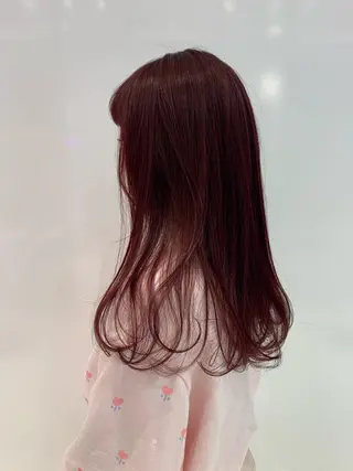 ロング カラー ハッシュカット/ハイ トーン/MANAMIのヘアスタイル