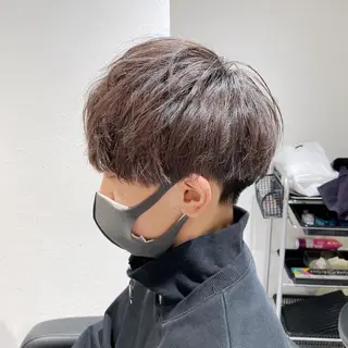 ショート カラー パーマ メンズ 【メンズサロン】 BLUCK 横浜のヘアスタイル