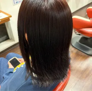 ミディアム カラー 竹内 涼寧のヘアスタイル