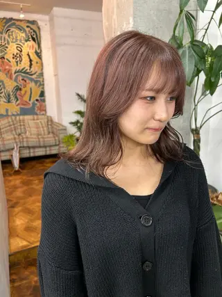 セミロング 🫧透明感カラー🫧 ハシモトタケルのヘアスタイル