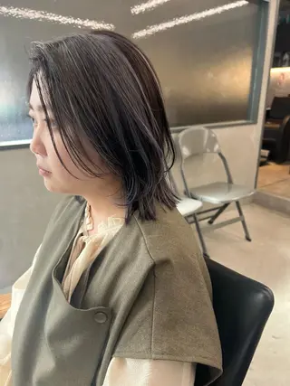 ミディアム カラー sakoda shunkiのヘアスタイル
