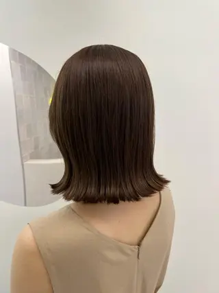 ミディアム カラー 韓国ヘア☁️ mitsukiのヘアスタイル