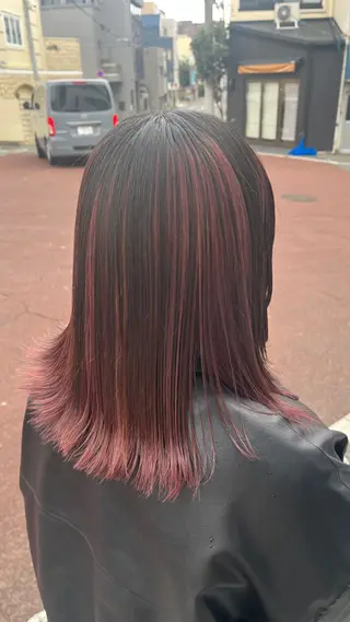 ミディアム カラー 天王寺美容室/カット モデル募集/miiaのヘアスタイル